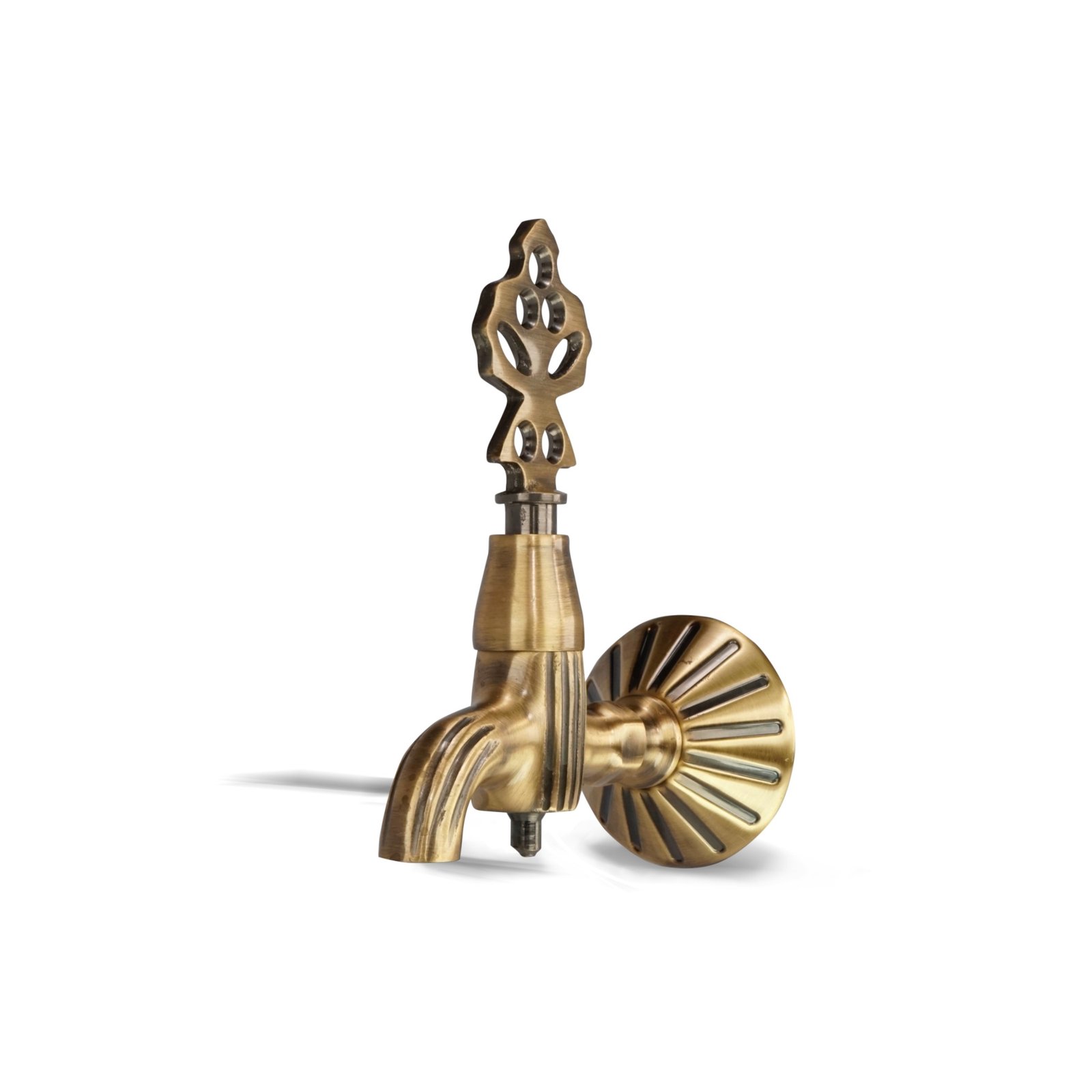 Elegant Antique Ottoman Brass Faucet Detail