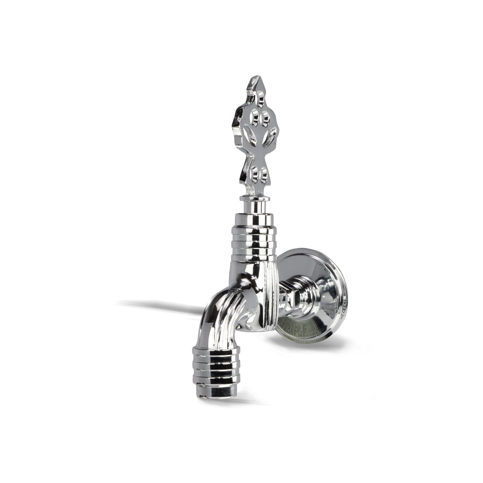 Ottoman chrome plated brass hammam faucet traditional design – angle view main