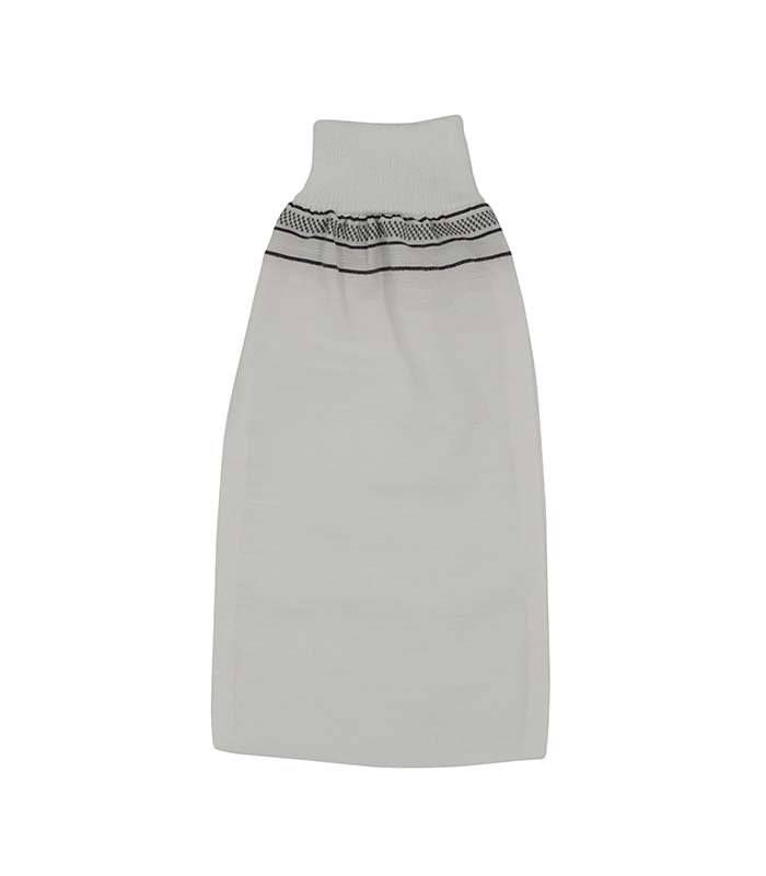 Long exfoliating bath glove in viscose and polyester blend for sensitive skin – wholesale hotel spa body exfoliator