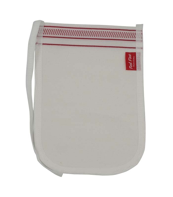 Medium thickness exfoliating bath glove in viscose and polyester blend – wholesale unisex body exfoliator Turkey