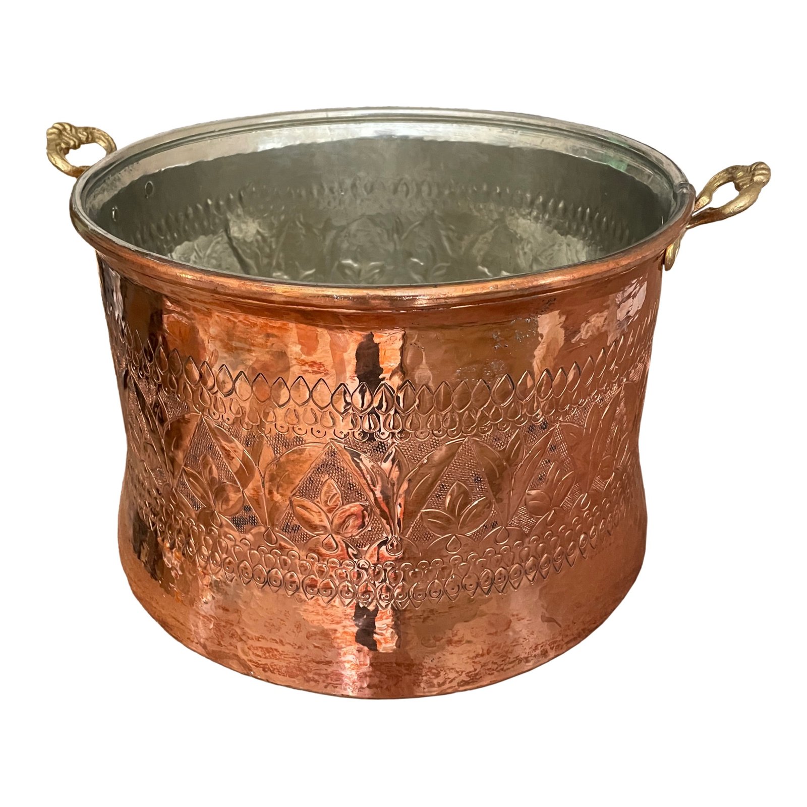 Handmade Copper Foam Bucket KKY-005 – Front View