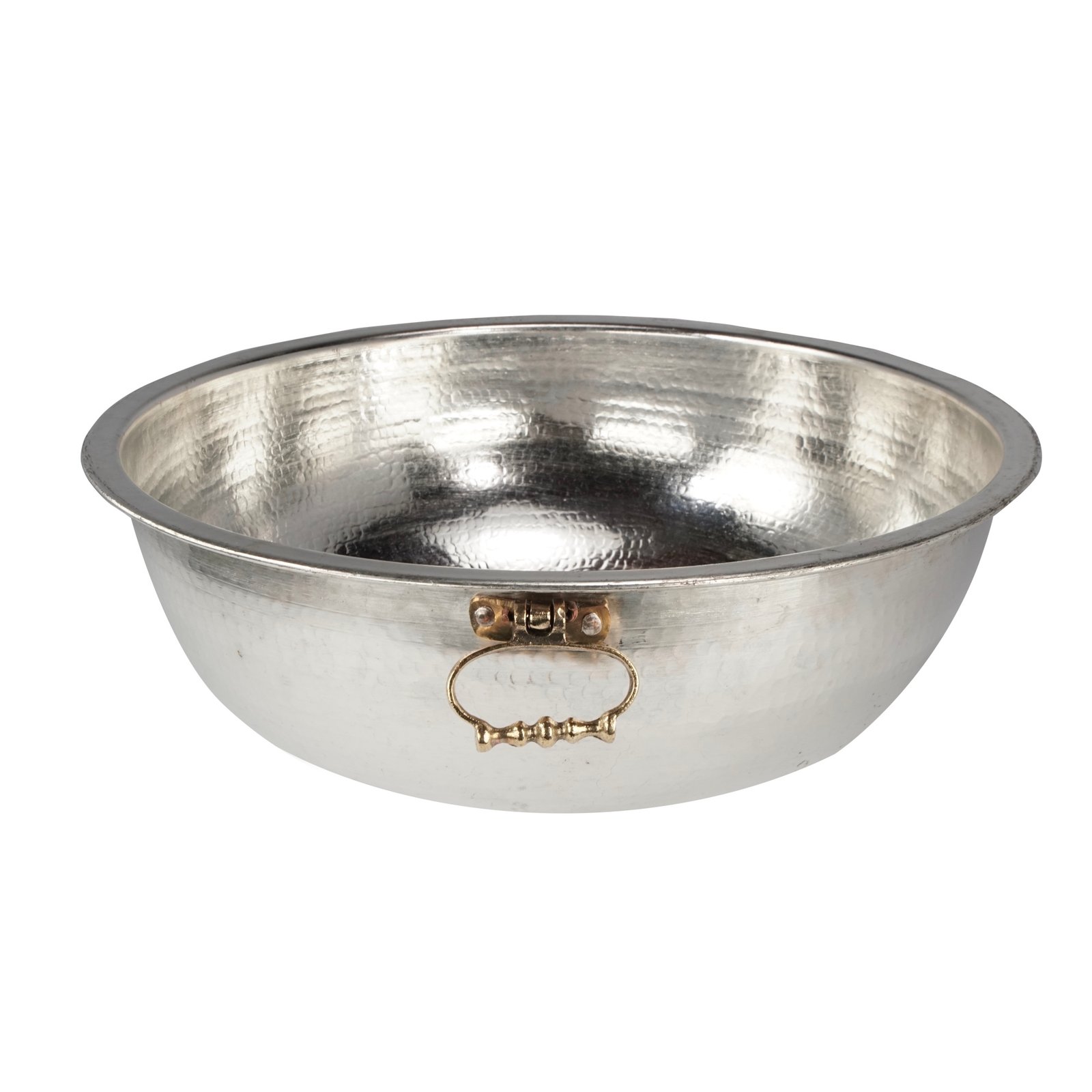 Large Tin-Coated Copper Foam Bucket KL-010 – Top View