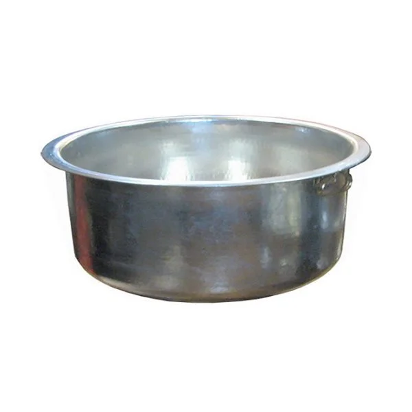 Extra Wide Tin-Coated Copper Foam Bucket KK-012 – Side View