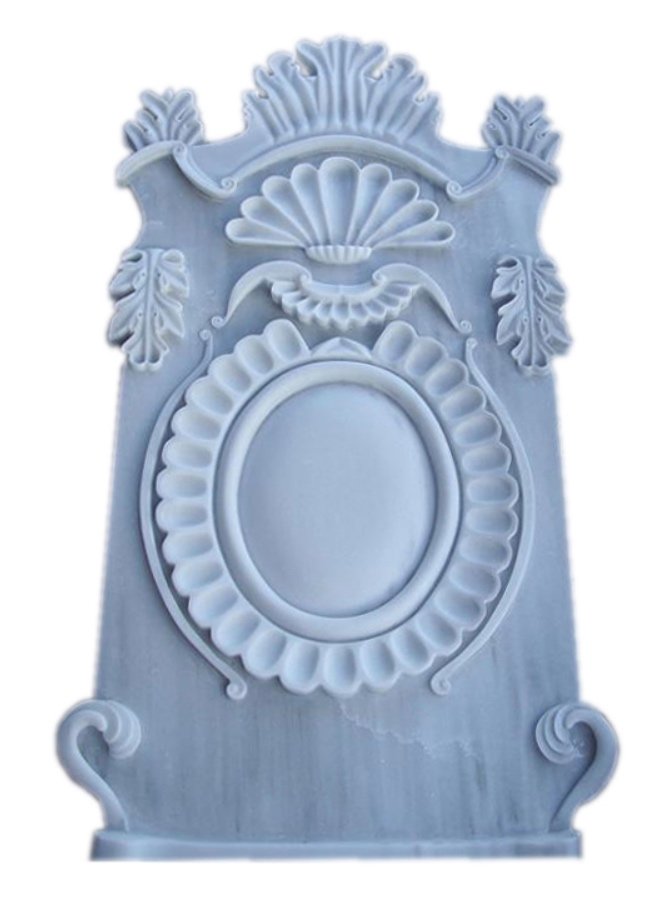 Marble wall panel AFHKU-5500 — Contemporary CNC patterns with elegant lines — 70×160 cm — hotel hammam spa