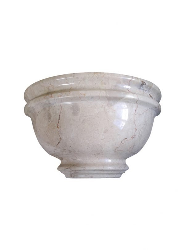 Handmade marble wall sconce AFHA-040 — Marble / Travertine / Onyx — 33×30×14 cm — hotel hammam spa lighting