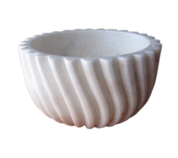 Handmade marble washbasin AFHL-01 — Square Vessel Sink — Turkish marble 42×42×20 cm