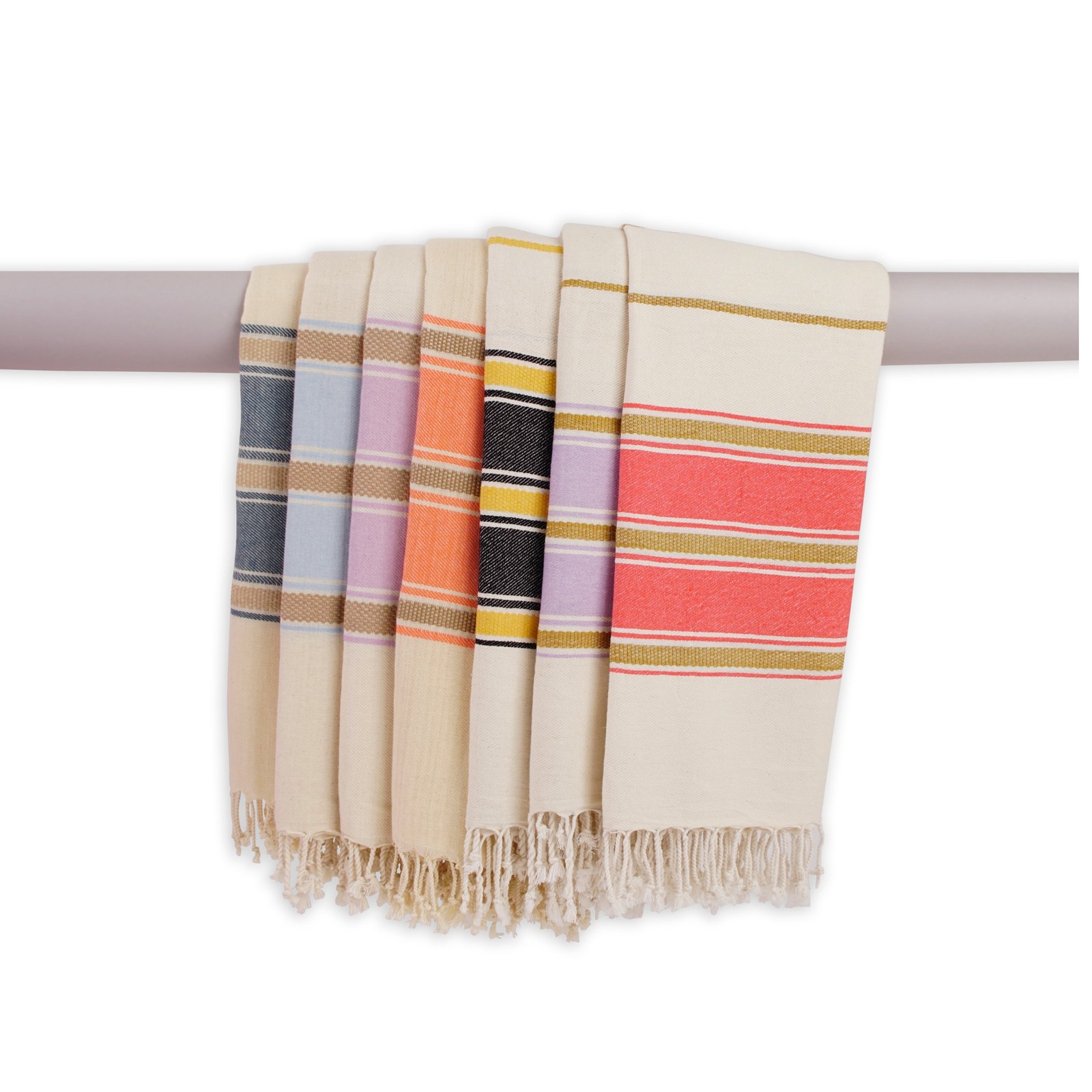 Turkish peshtemal towel Mat pattern all 6 colours wholesale hammam towel main image